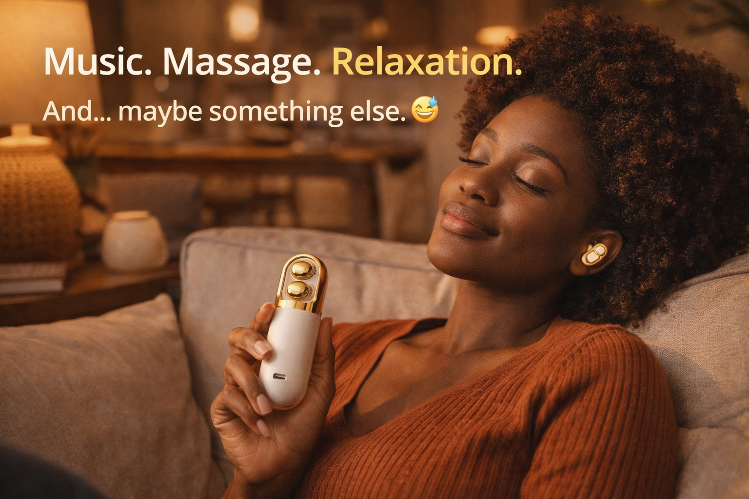 Wireless Vibration Massage Earbuds